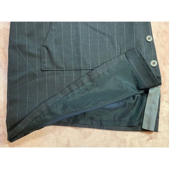 EUC Cynthia Cynthia Steffe Pinstripe Kangaroo Pocket Dress - Picture 8 of 10